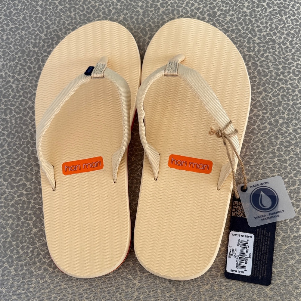 Hair Mari women’s Dunes Sherbert Flip Flops size 7 women’s
